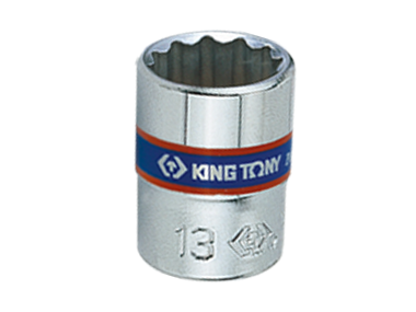 Торцевая головка KING TONY 233007M двенадцатигранная 7 мм 1/4" L=24мм