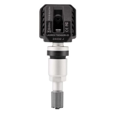 Датчик TPMS Launch TSENSOR-05, 433МГц+315МГц, зажимной, программ., универсальный, металл., серебро